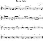 Jingle Bells, Free Christmas Alto Saxophone Sheet Music Notes   Free Printable Christmas Sheet Music For Alto Saxophone