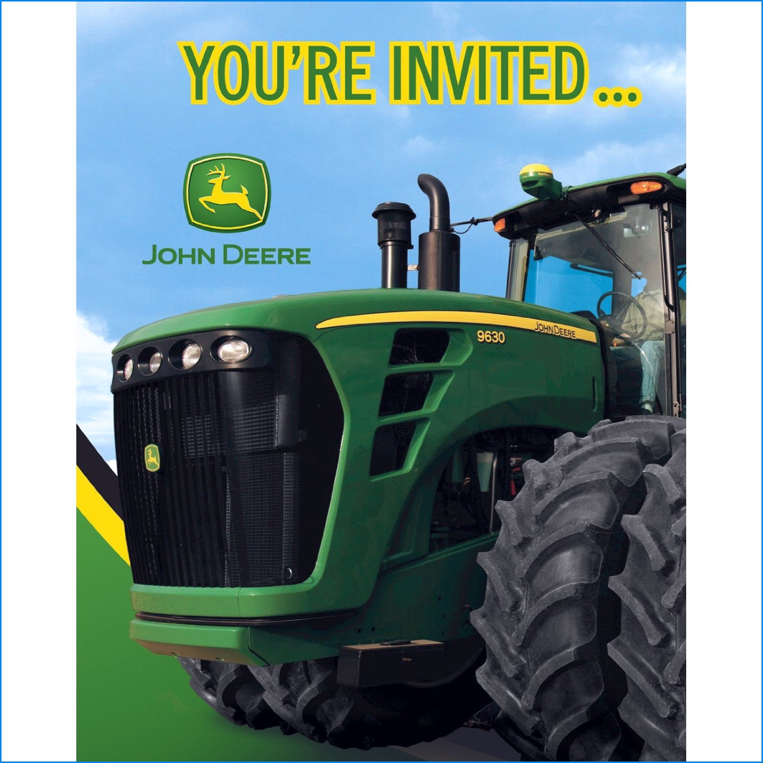 John Deere Birthday Invitations Fresh John Deere Birthday Invitation - Free Printable John Deere Birthday Invitations