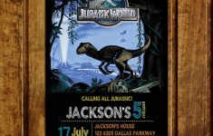Jurassic World Birthday Invitations, Jurassic Park Invitations - Free Printable Jurassic Park Invitations
