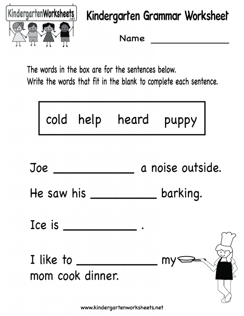 Free Printable Grammar Worksheets Free Printable