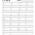 Kindergarten Handwriting Practice Worksheet Printable | Fun For Kids   Free Printable Writing Worksheets