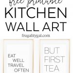 Kitchen Gallery Wall Printables | Free Printable Wall Art   Free Printable Artwork
