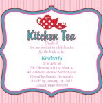 Kitchen Tea Party Invitation Ideas | Kitchen Sohor   Free Printable Kitchen Tea Invitation Templates
