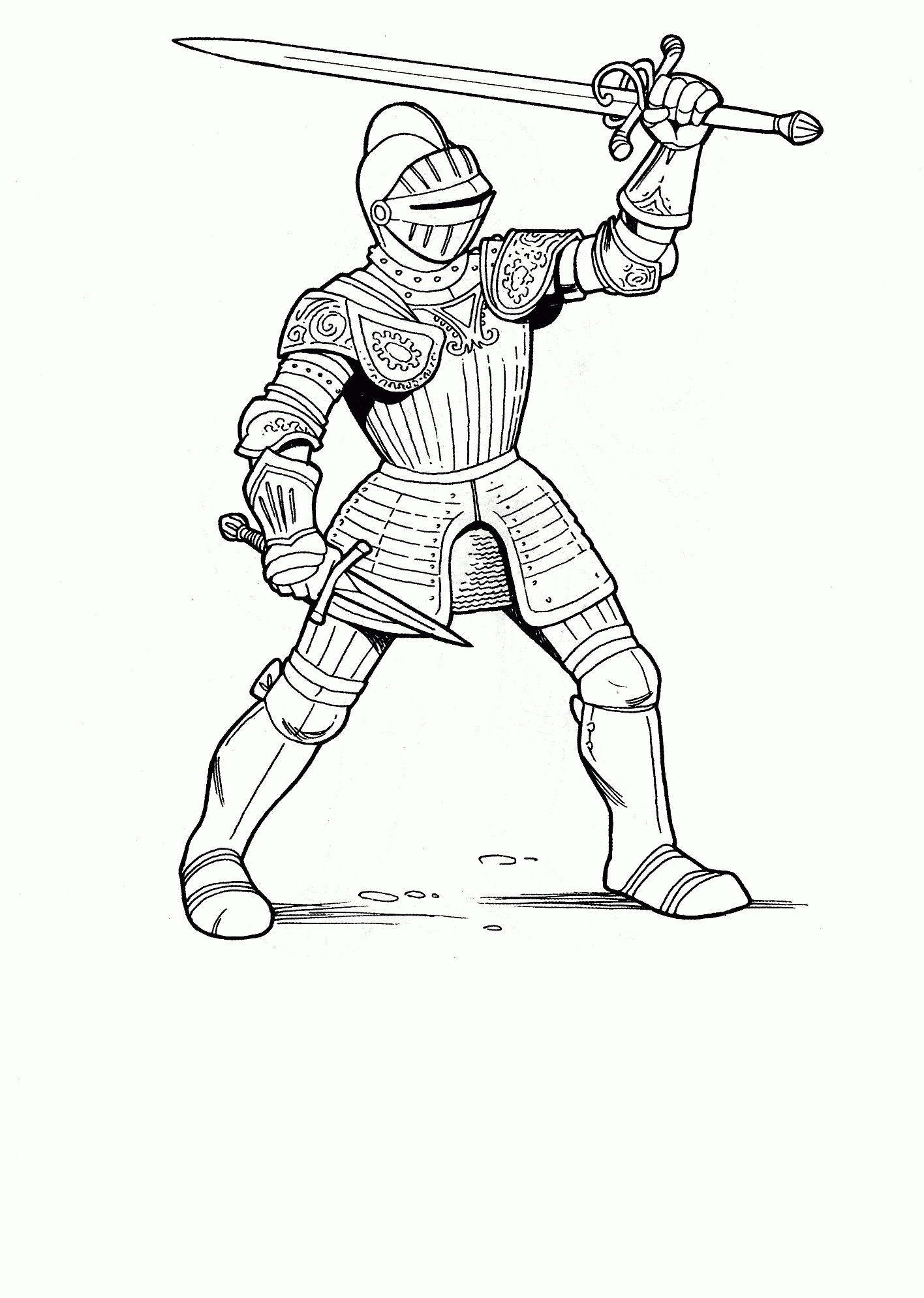 Knight Coloring Pages To Download And Print For Free - Coloring Home - Free Printable Pictures Of Knights