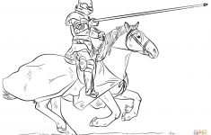 Knight On Horse Coloring Page | Free Printable Coloring Pages - Free Printable Pictures Of Knights