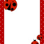 Ladybug Birthday Party With Free Printables   How To Nest For Less™   Free Printable Ladybug Baby Shower Invitations Templates