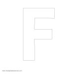 Large Alphabet Stencils | Freealphabetstencils   Free Printable Alphabet Stencils