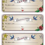 Latest Tattoo Gift Card | Gallery Of Tattoes For Men And Women   Free Printable Tattoo Gift Certificates