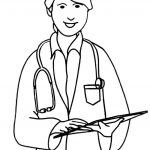 Launching Doctors Coloring Pages Woman Doctor Page Free Printable #26   Doctor Coloring Pages Free Printable