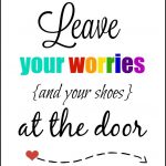 Leave Your Shoes At The Door Printable   Free Printable Remove Your Shoes Sign