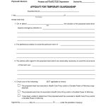 Legal Temporary Child Custody Agreement Form   Id97998 Opendata   Free Printable Temporary Guardianship Form
