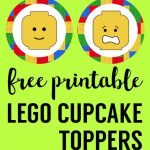 Lego Cupcake Toppers Printable | Future Classroom | Pinterest | Lego   Free Printable Lego Cupcake Toppers