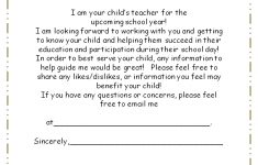 Letter From Teacher To Parents {Editable} | Teaching | Pinterest - Free Printable Teacher Notes To Parents