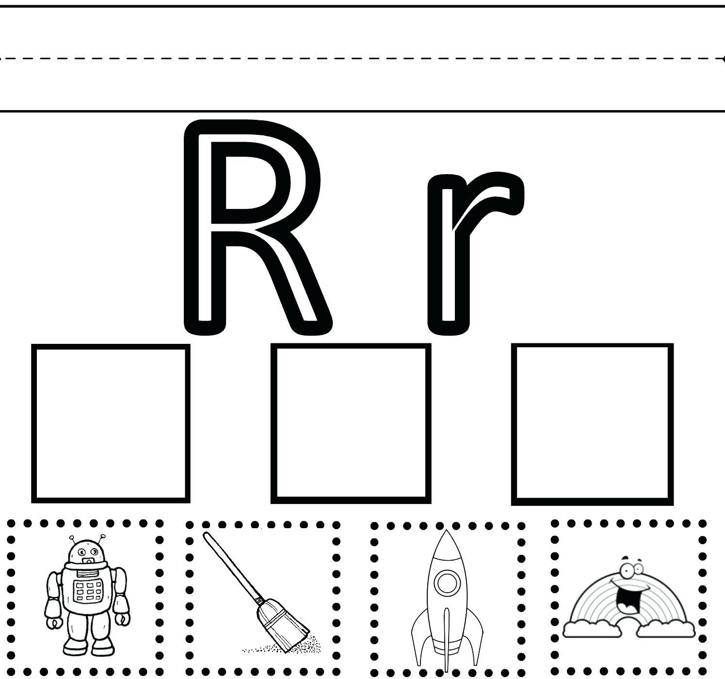 Letter R Worksheet For Kindergarten Letter R Worksheets Kindergarten - Free Printable Preschool Worksheets For The Letter R