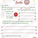 Letter To Father Christmas Free Printable Fresh Printable Letter To   Letter To Santa Template Free Printable