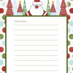 Letter To Santa Template Free |  To Send A Letter To Santa Now   North Pole Stationary Printable Free