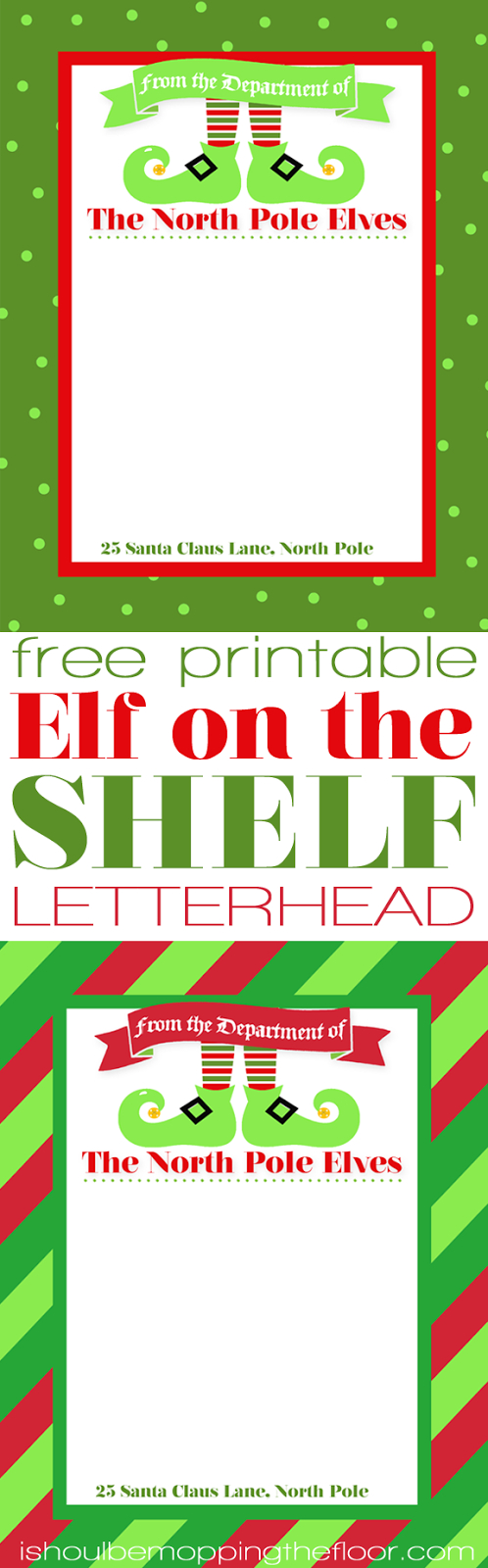 Free Printable Elf Stationery - Free Printable