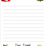 Lined Christmas Paper For Letters | Do Your Kids Write Letters To   Free Printable Santa Letter Paper