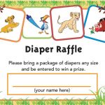 Lion King Printable Diaper Raffle Ticket | Baby Shower | Pinterest   Free Printable Lion King Baby Shower Invitations