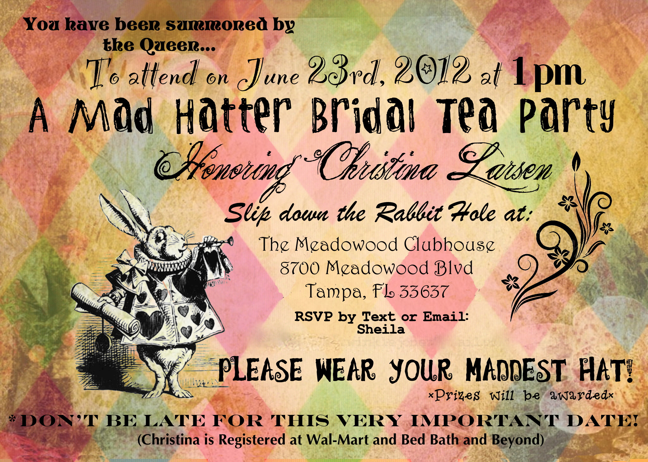 Mad Hatter Tea Party Invitations Mad Hatter Tea Party Invitations - Mad Hatter Tea Party Invitations Free Printable