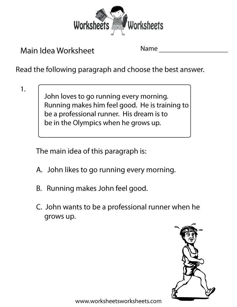 Main Idea And Supporting Details Worksheets | Read &amp;amp; Write - Free Printable Main Idea Worksheets