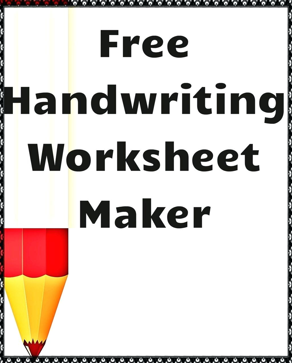 Make Your Own Cursive Writing Worksheets Free Printable Tracing - Make Your Own Worksheets Free Printable
