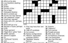 Marvelous Crossword Puzzles Easy Printable Free Org | Chas's Board - Crossword Maker Free And Printable