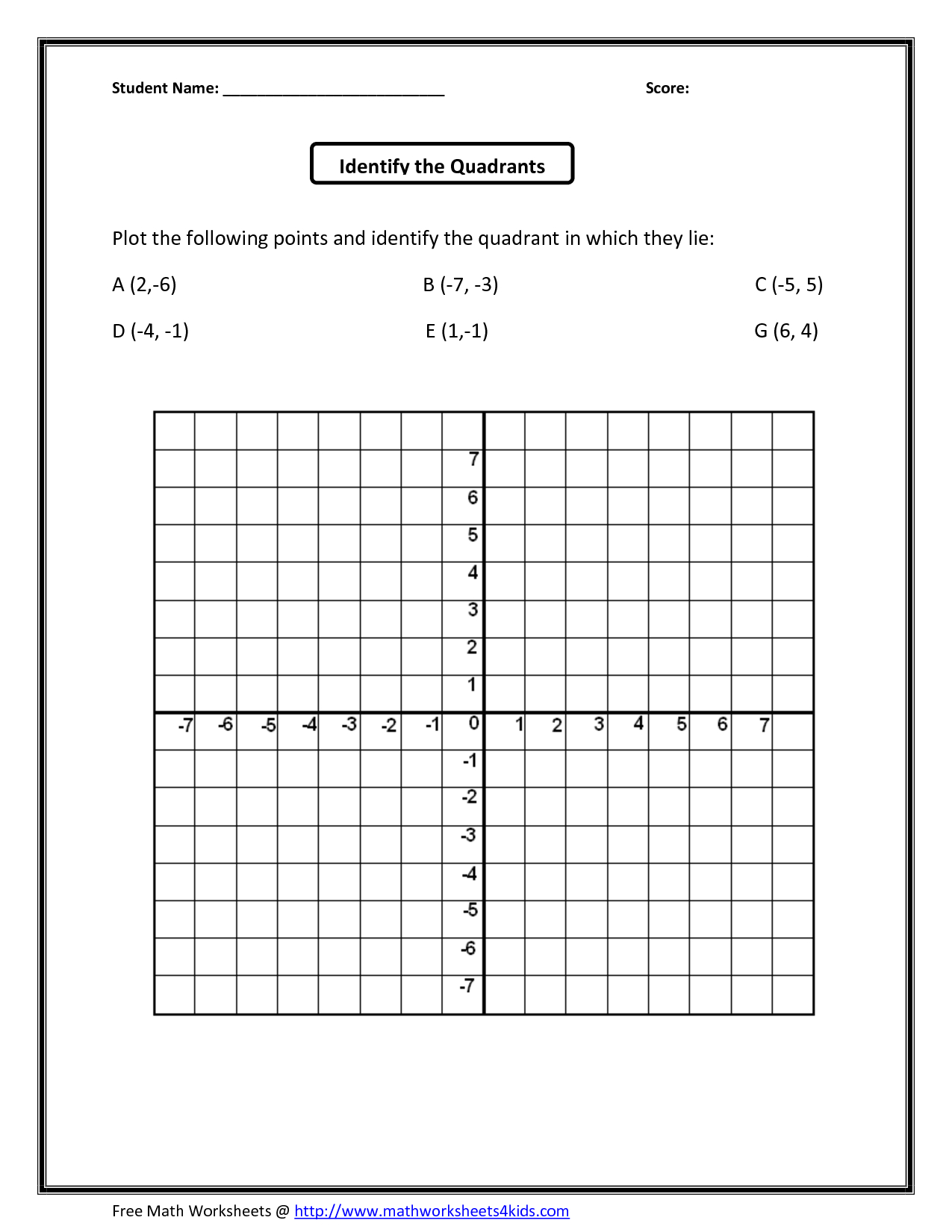 Math : Coordinate Plane Grid Coordinate Template 0 To 12 2 - Free Printable Coordinate Grid Worksheets