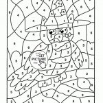 Math Worksheets Colornumber 4Th Grade Coloring Pages Fresh   Free Printable Multiplication Color By Number