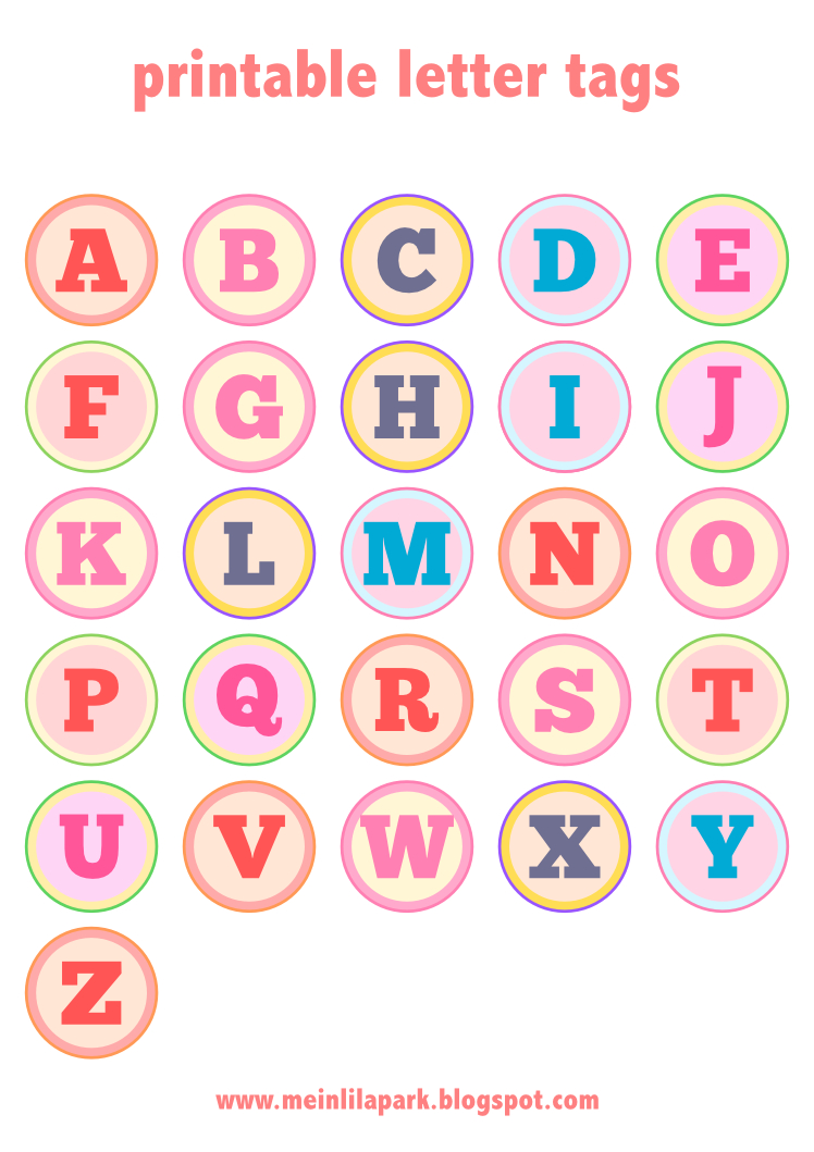 Meinlilapark – Diy Printables And Downloads: Free Printable Alphabet - Printable Alphabet Letters Free Download