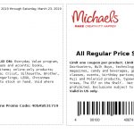Michaels Coupons In Store (Printable Coupons)   2019   Free Printable Michaels Coupons