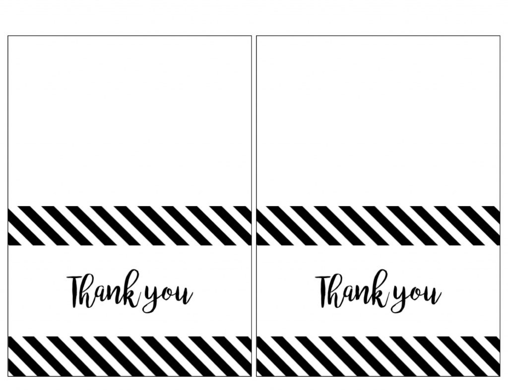 Military Thank You Cards Free Printable