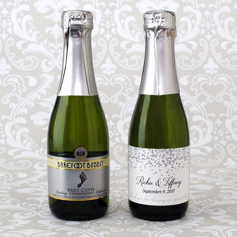 Mini Champagne Labels: A Guide To Choosing The Right Label Size - Free Printable Mini Champagne Bottle Labels