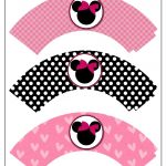 Minnie Mouse Printable Cupcake Wrappers |  ♥  Parties: Mickey Mouse   Free Printable Minnie Mouse Cupcake Wrappers