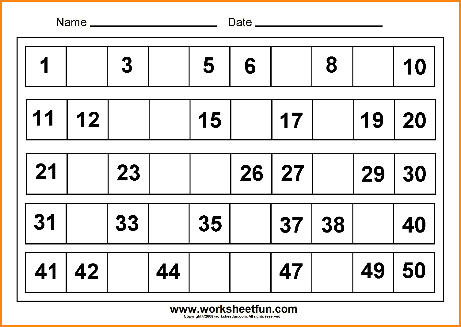 Missing Numbers Worksheets. Number. Alistairtheoptimist Free - Free Printable Missing Number Worksheets