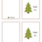 Modern Decoration Christmas Thank You Cards Printable Free Christmas   Christmas Thank You Cards Printable Free