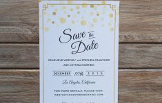 Modern Diy Save The Date Free Printable | | Free Wedding Printables - Free Printable Save The Date