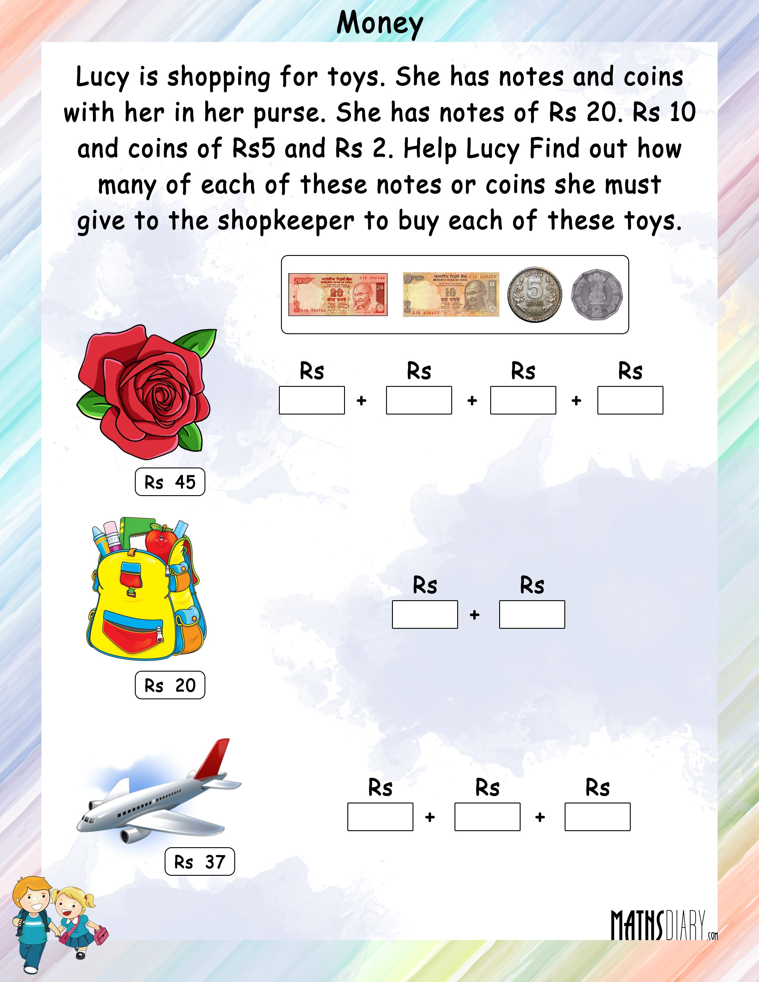 Money Worksheets For 2Nd Grade Planning Playtime Free Printable - Free Printable Australian Notes