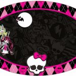 Monster High Printable Templates | Free Printable Toppers Stickers   Free Printable Monster High Stickers