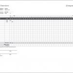 Monthly Timesheet Template For Excel   Free Printable Time Sheets Pdf