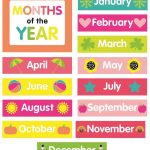 Months Of The Year Calendar Printables Just Teach Month Printable   Free Printable Months Of The Year Chart