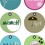 Months Of The Year Tags (Printable) | Random Printables   Free Printable Months Of The Year Labels