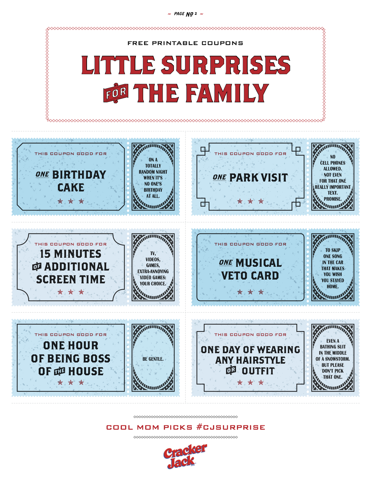 More Free Printable Coupons For Family Surprises You&amp;#039;ll Love - Free Printable Coupons 2014