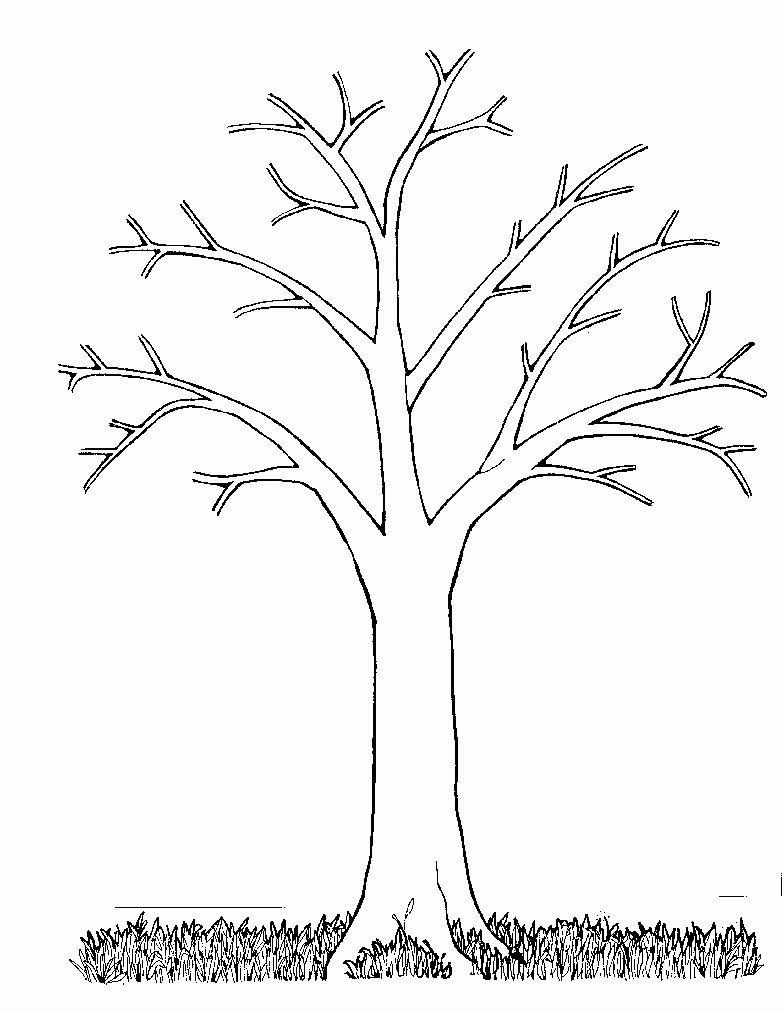 Mormon Share } Tree Bare | Preschool | Pinterest | Tree Templates - Tree Coloring Pages Free Printable