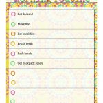 Morning Routine Chart   Free Download   Editable In Word! | Kids   Free Printable Morning Routine Chart