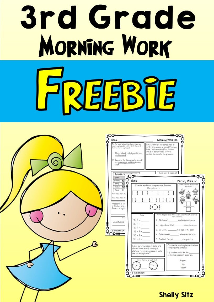 Morning Work For Third Grade (Third Quarter) | Free Educational - Free Printable 4Th Grade Morning Work