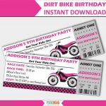 Motorcycle Birthday Invitation Templates   Lera Mera Business   Motorcycle Invitations Free Printable
