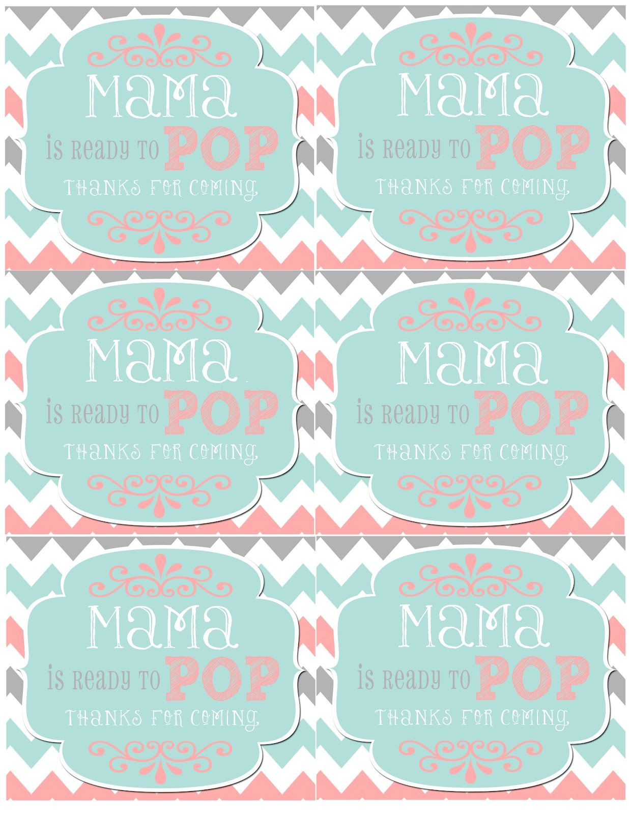 Mrs. This And That: Baby Shower, Banner, Free Downloads Yipee - Free Printable Ready To Pop Labels