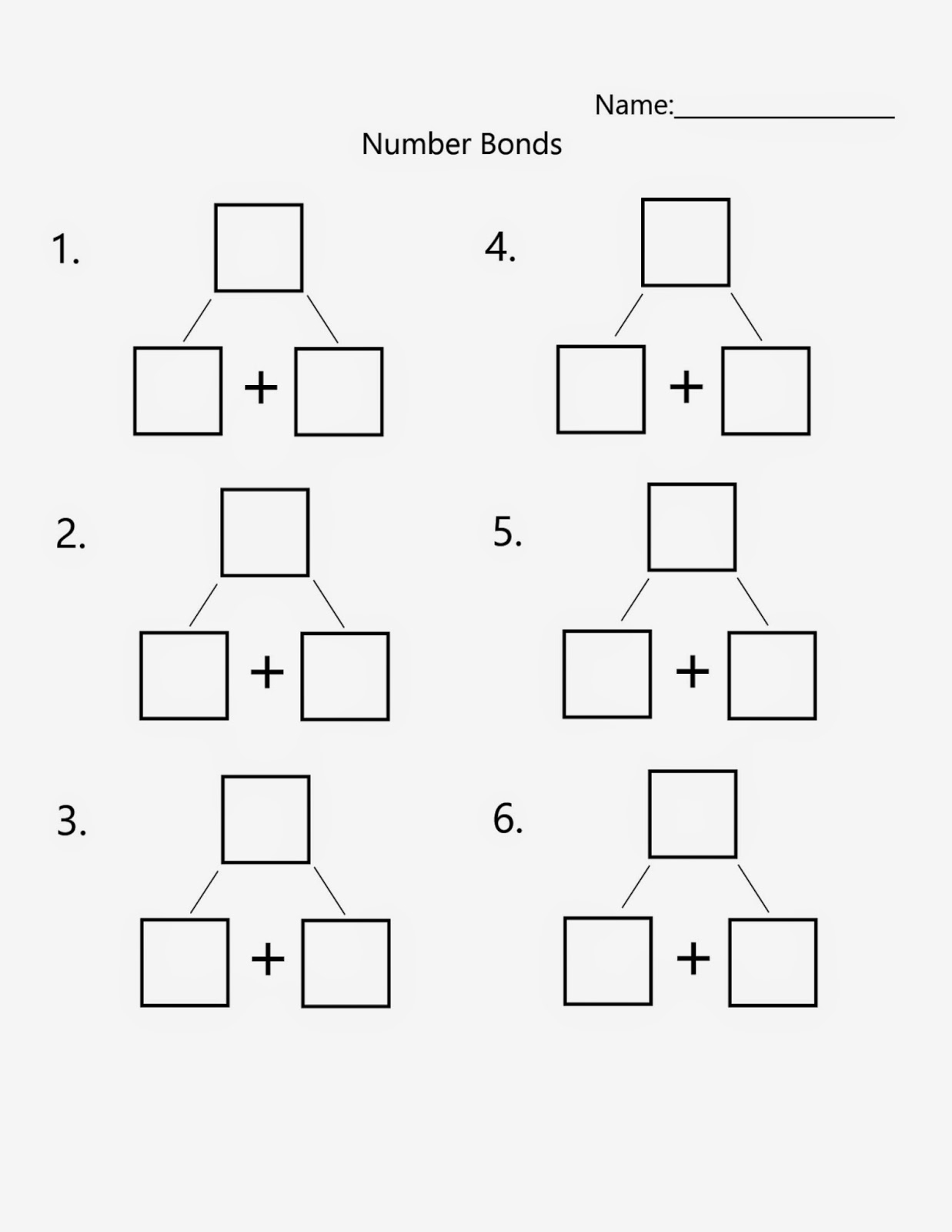 Mrs. T&amp;#039;s First Grade Class: Number Bonds On The Ipad - Free Printable Number Bond Template