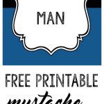 Mustache Decor: Art Print Free Printable | Baby Showers | Pinterest   Free Printable Mustache Invitations